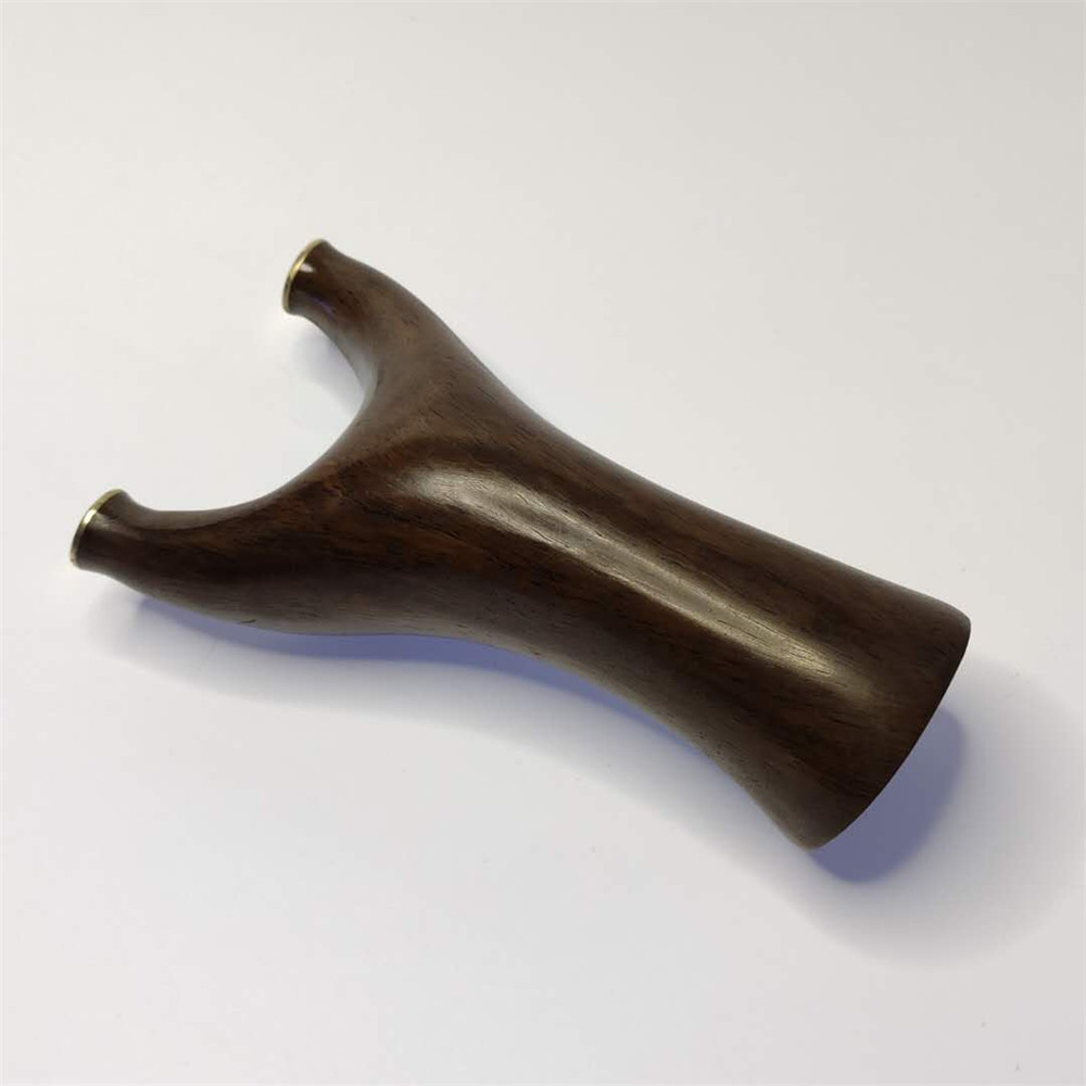 邓飞虎弹弓 绿檀飞虎叉木弓 黑檀胖飞虎五代手工实木檀木弹弓