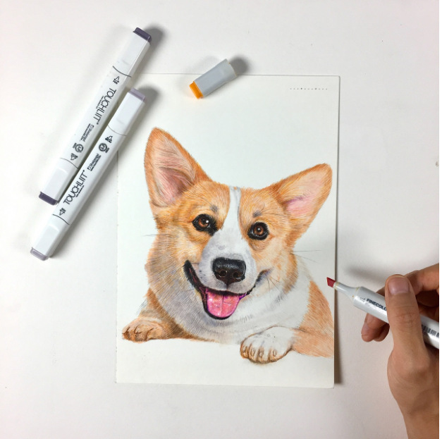 马克笔纸彩色绘画纸素描纸水彩纸120克150克marker pen paper