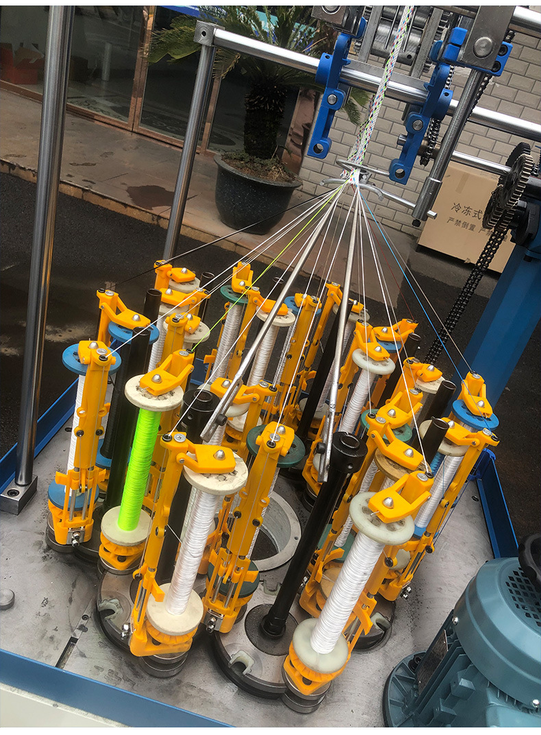 xd130系列做外包管带 石棉绳等圆绳高速编织机型号xd130-48-1厂家