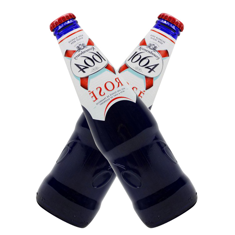 凯旋1664桃红啤酒330ml*24瓶装小麦果味啤酒