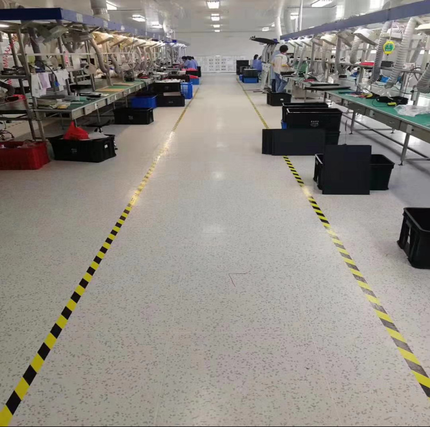 广东 亚太得嘉同透pvc防静电地板 抗静电导静电 机房电子厂地胶板