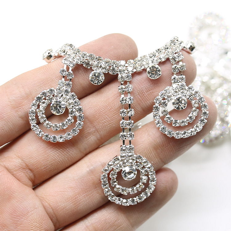 New Rhinestone Tassel Drill Chain Diy Shoes and Hat Decoration Chain Welding Ring Diamond Decorations Clothing Hand Sewing Code Chain