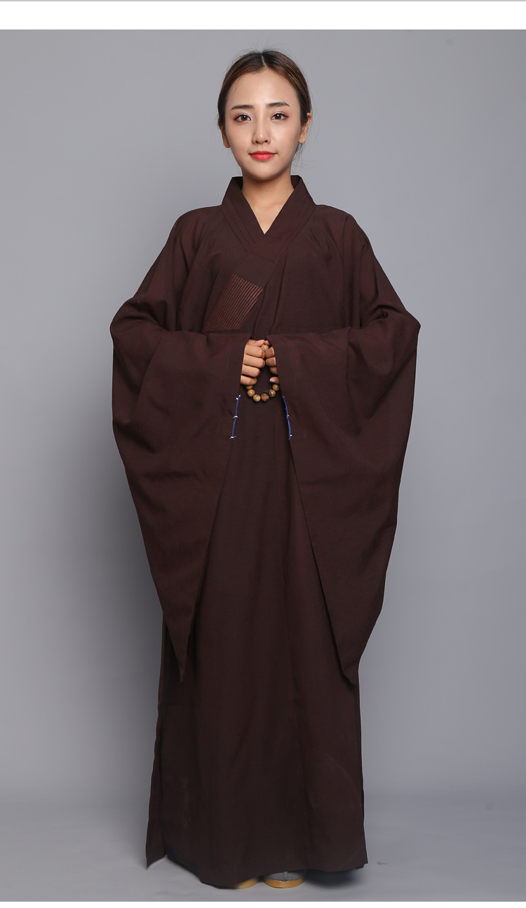 【拜佛海清】佛教用品僧服海青居士服女男诵经法会佛衣和尚服大褂