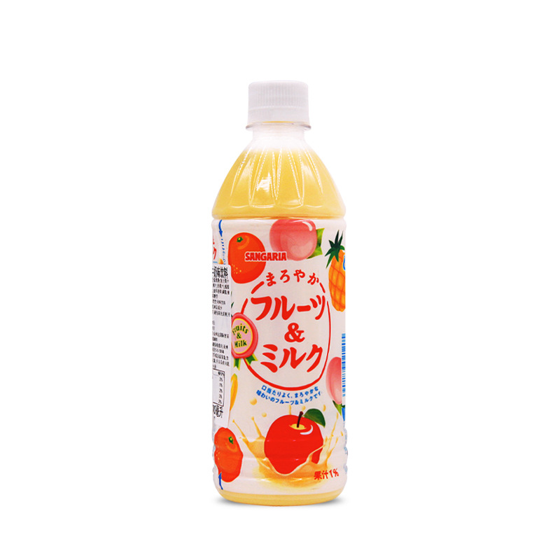 三佳丽sangaria混合水果牛奶饮料复合果汁日本进口500ml整箱