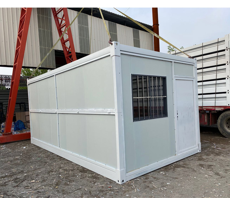 折叠式住人集装箱房定制快拼箱加厚彩钢板房工地活动临时移动房子