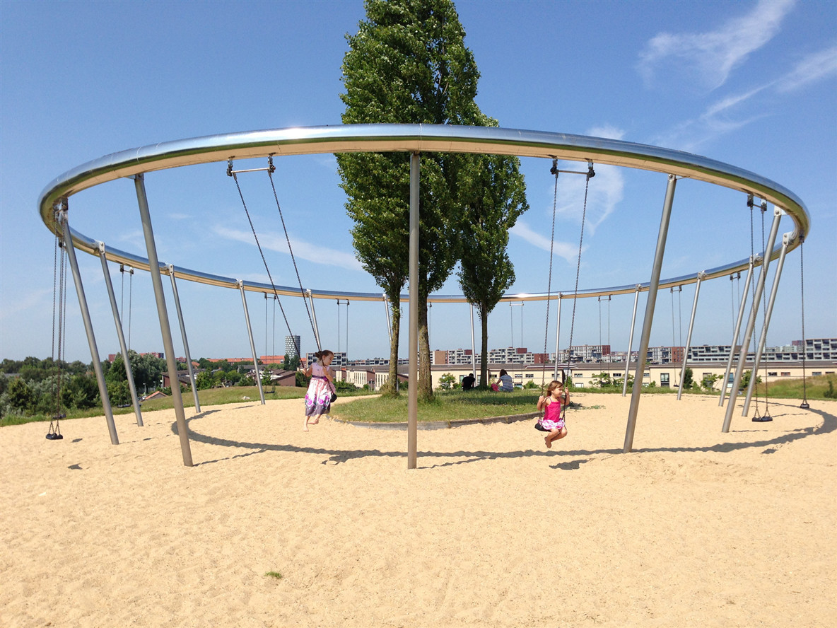 户外儿童大型无动力游乐设施 圆形/环形大秋千 秋千王国圆盘秋千