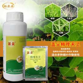 盖尖精喹禾灵适用于花生大豆西瓜辣椒牛筋草芦苇禾本科杂草除草剂