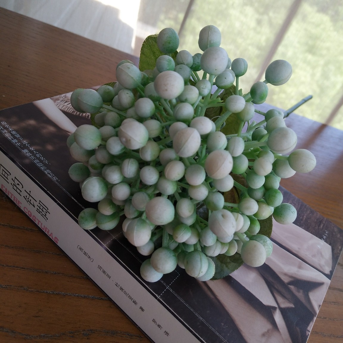 仿真花37头冰岛情人果果实装饰花卉客厅餐桌落地花瓶树枝卧室插花