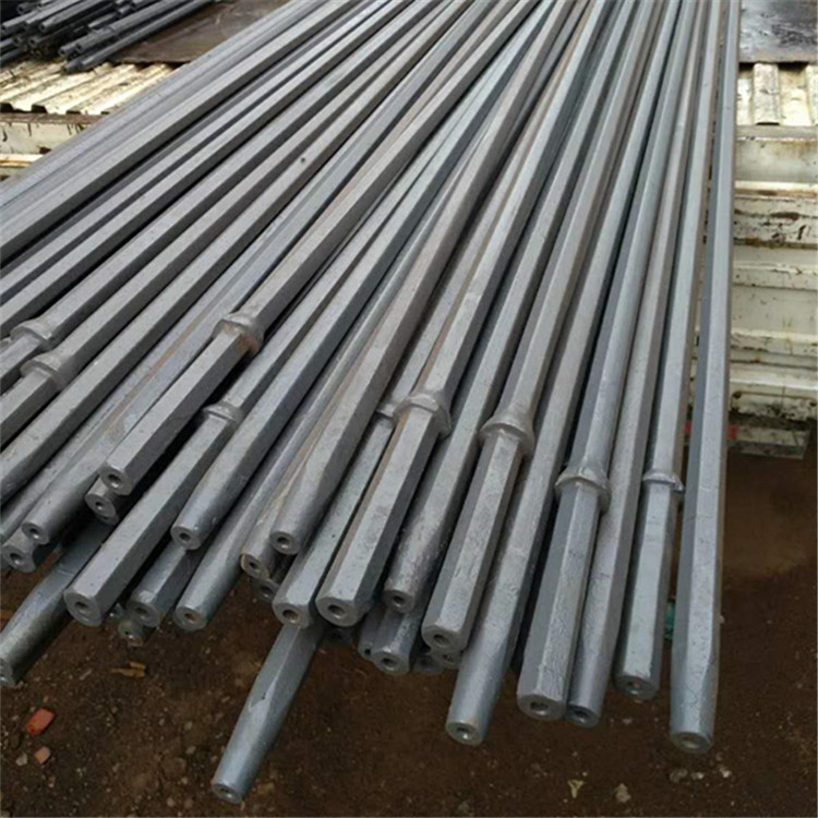 自产自销六棱中空b22风钻杆凿岩机b22风钻杆yt28凿岩机优质耐用
