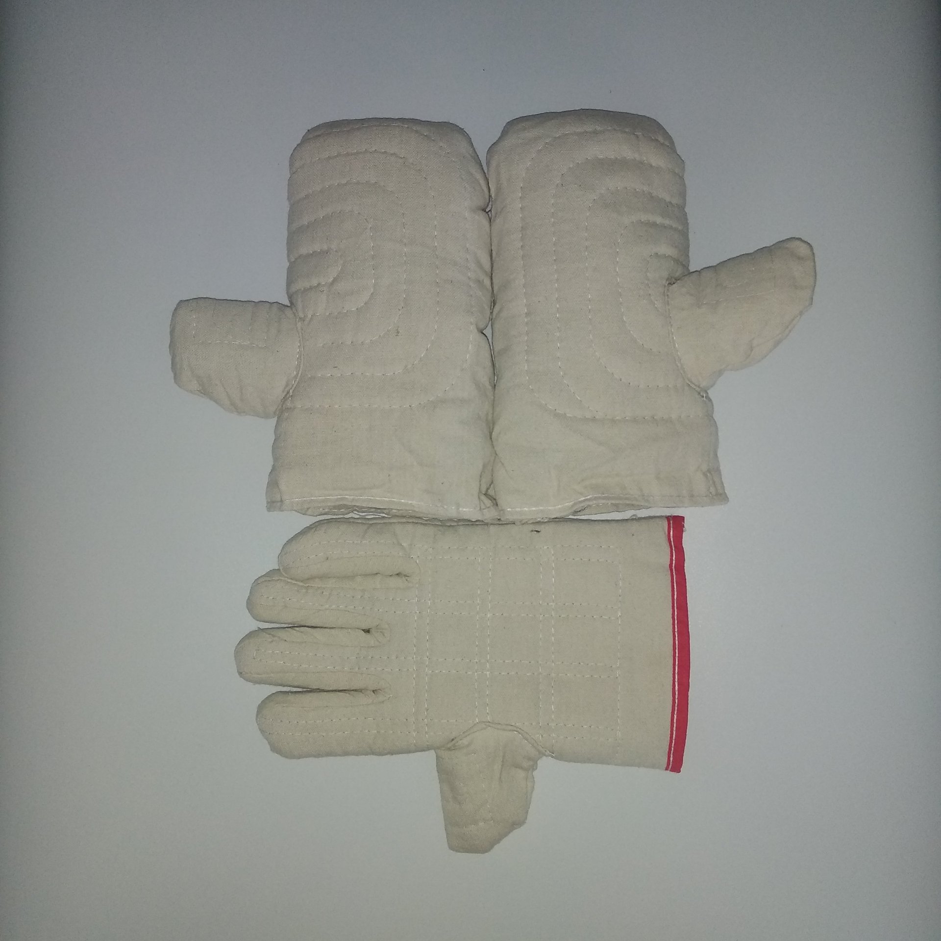 隔热手闷子手套加棉防烫烤箱微波炉棉巴掌劳保帆布耐高温手套