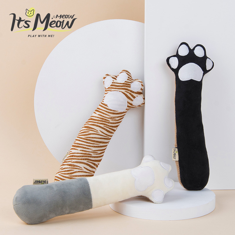 Amazon Cat Supplies Can Be Set with Mint Cat Teaser Toy Cat's Paw Bite-Resistant Cat Relieving Toys