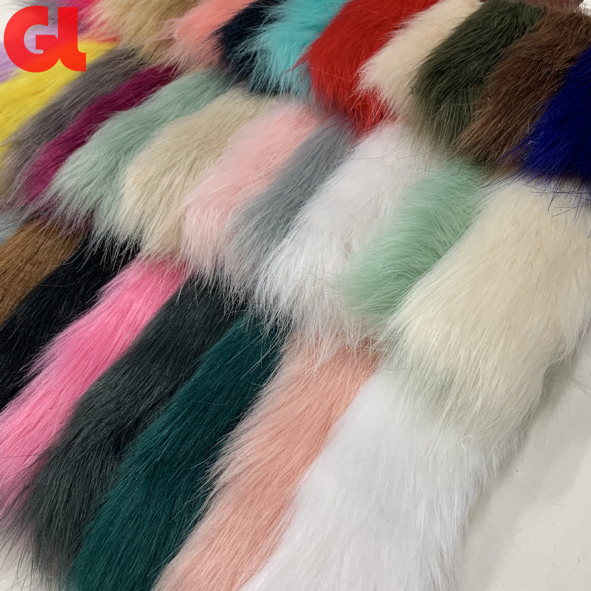 纯色狐狸毛 高仿狐狸毛 3cm中狐狸毛 毛球玩具毛发毛领鞋材面料