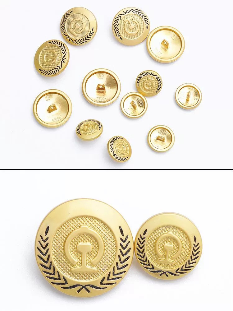 金属新款铁路服钮扣男女工作服扣子衬衫纽扣大衣制服扣西服标志扣
