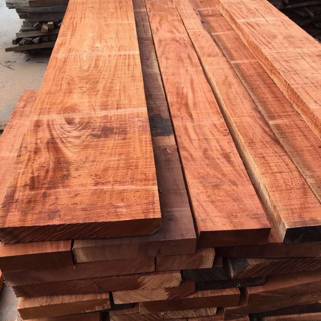 非洲桃花芯木 桃花芯板材 榄仁木 奥古曼 红花梨 巴花实木板