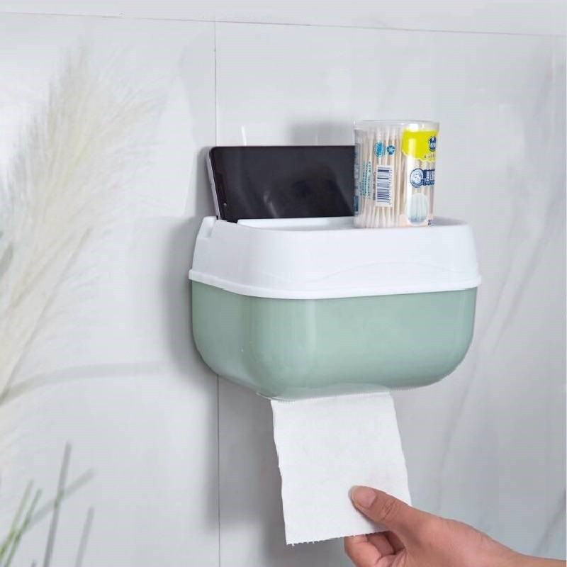 卫生间纸巾盒厕所免打孔家用防水厕纸抽纸卷纸壁挂式卫生纸置物架