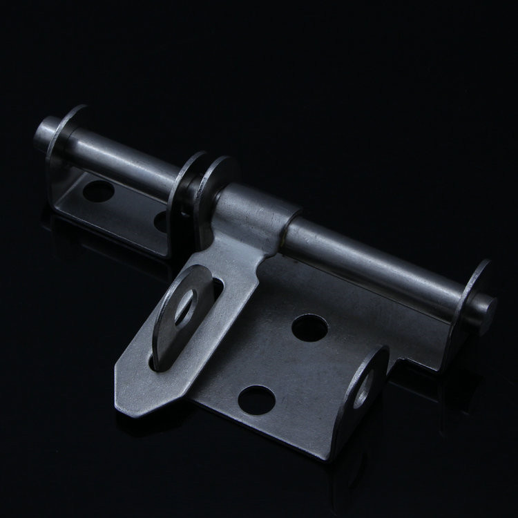 加厚型不锈钢铁门插销 仓库大门插销 明装防盗锁门锁门销门栓 8寸