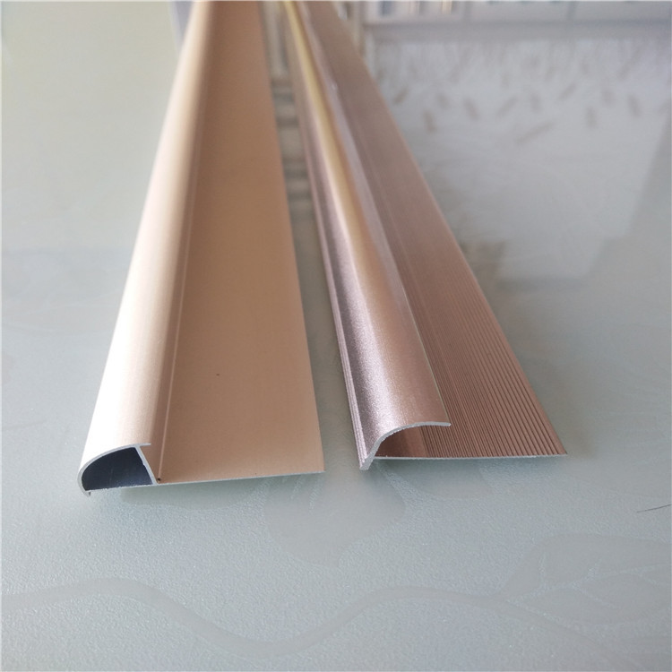 铝合金瓷砖阳角线地板压边条型材多种规格颜色可选厂家供应