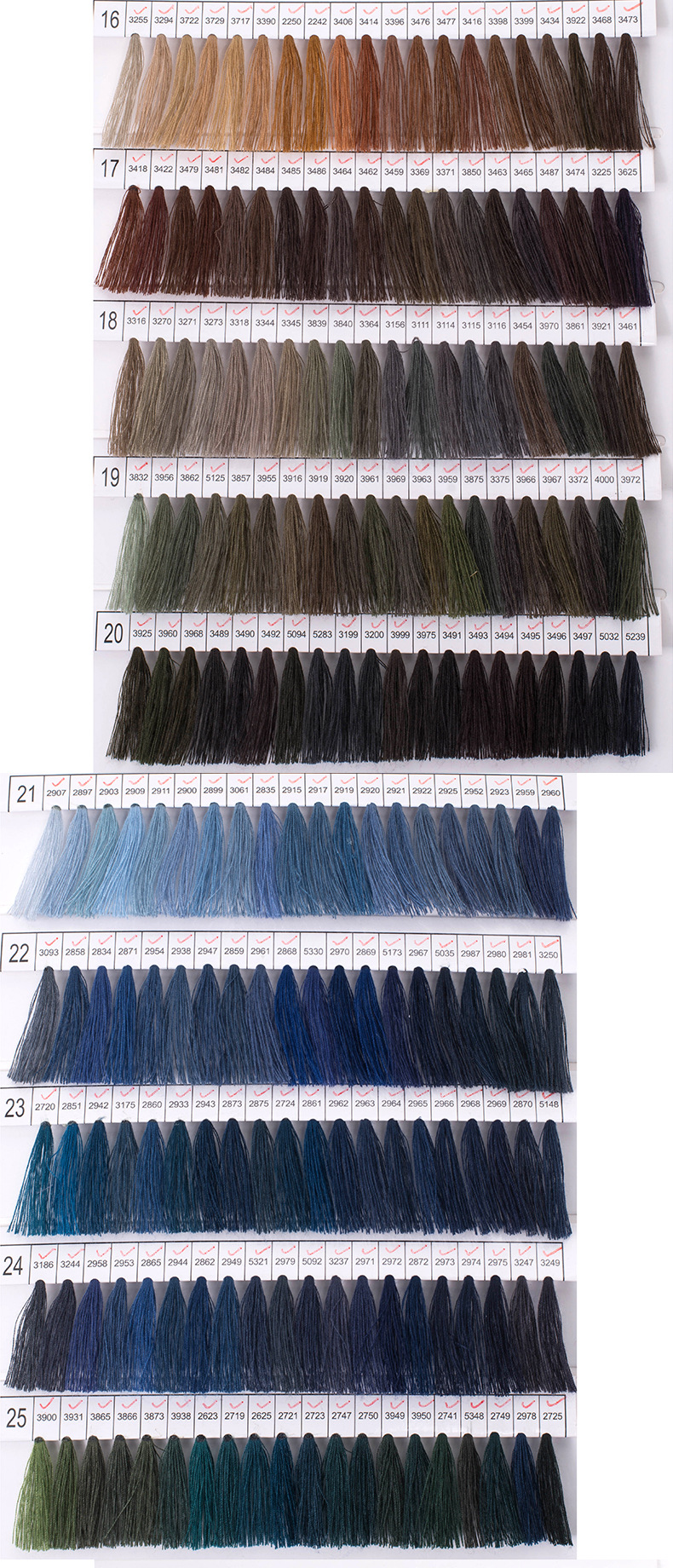 柳青牌缝纫线色卡全套包邮柳青线色卡402线卡配线本来样定做