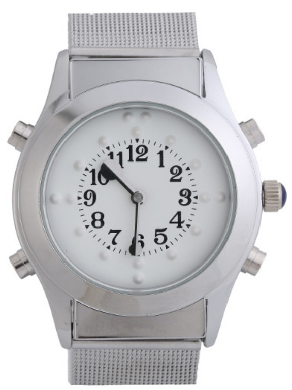 低视力视障弱视盲人老年人盲用语音带触摸报时盲表手表