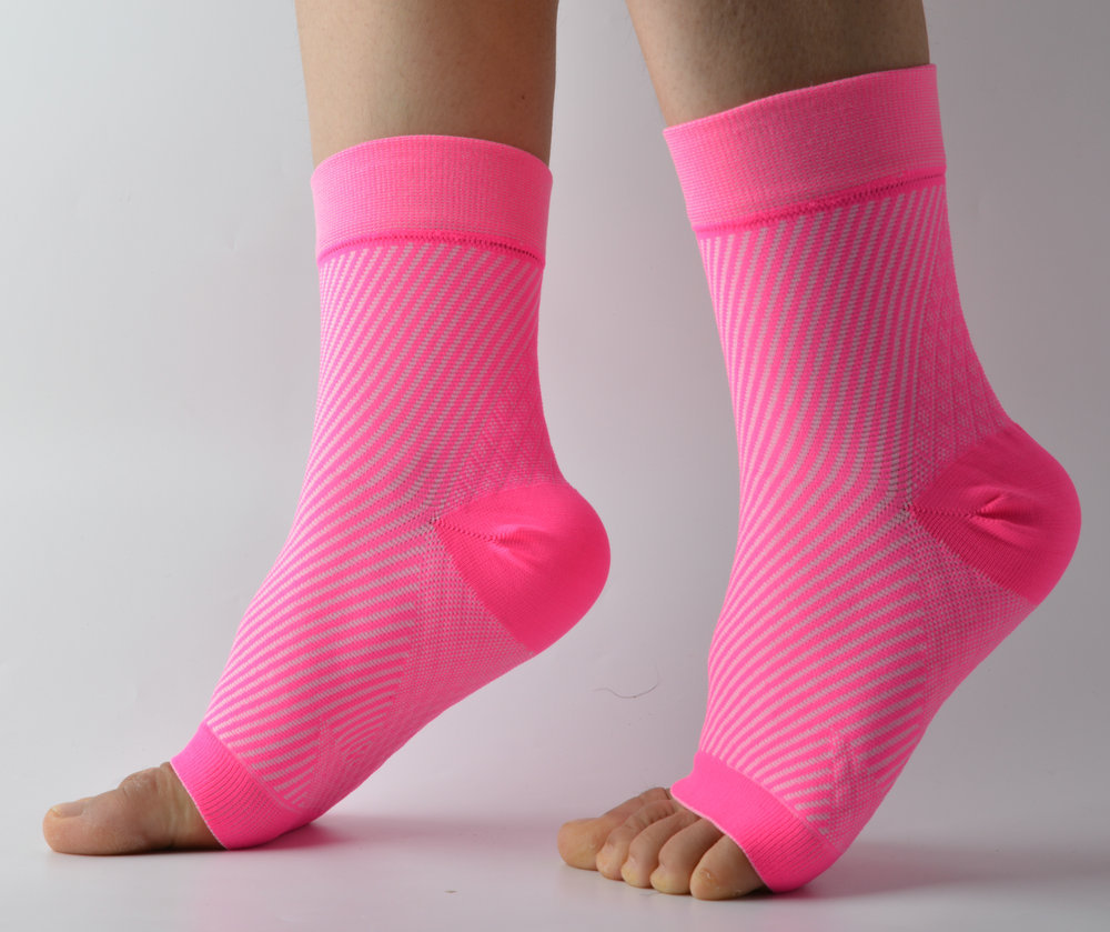 护脚踝袜 压力袜脚腕套支撑固定关节保护 运动护踝压缩袜外贸货源