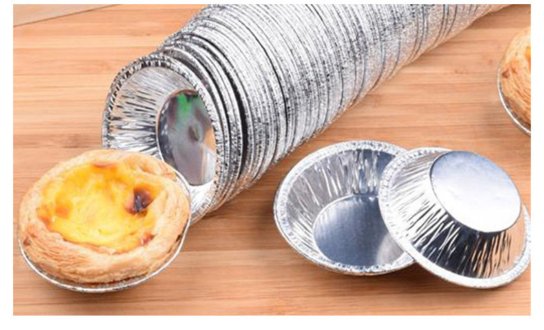 铝箔207一次性铝箔圆盏锡纸杯铝箔蛋挞锡盏杯糯米糍盏5000个