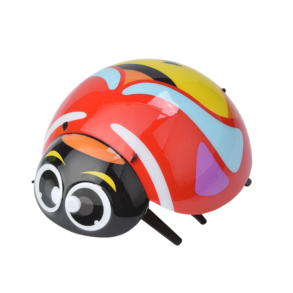 创意昆虫机器人2.4g遥控仿生瓢虫毛毛虫整蛊玩具儿童益智地摊热卖