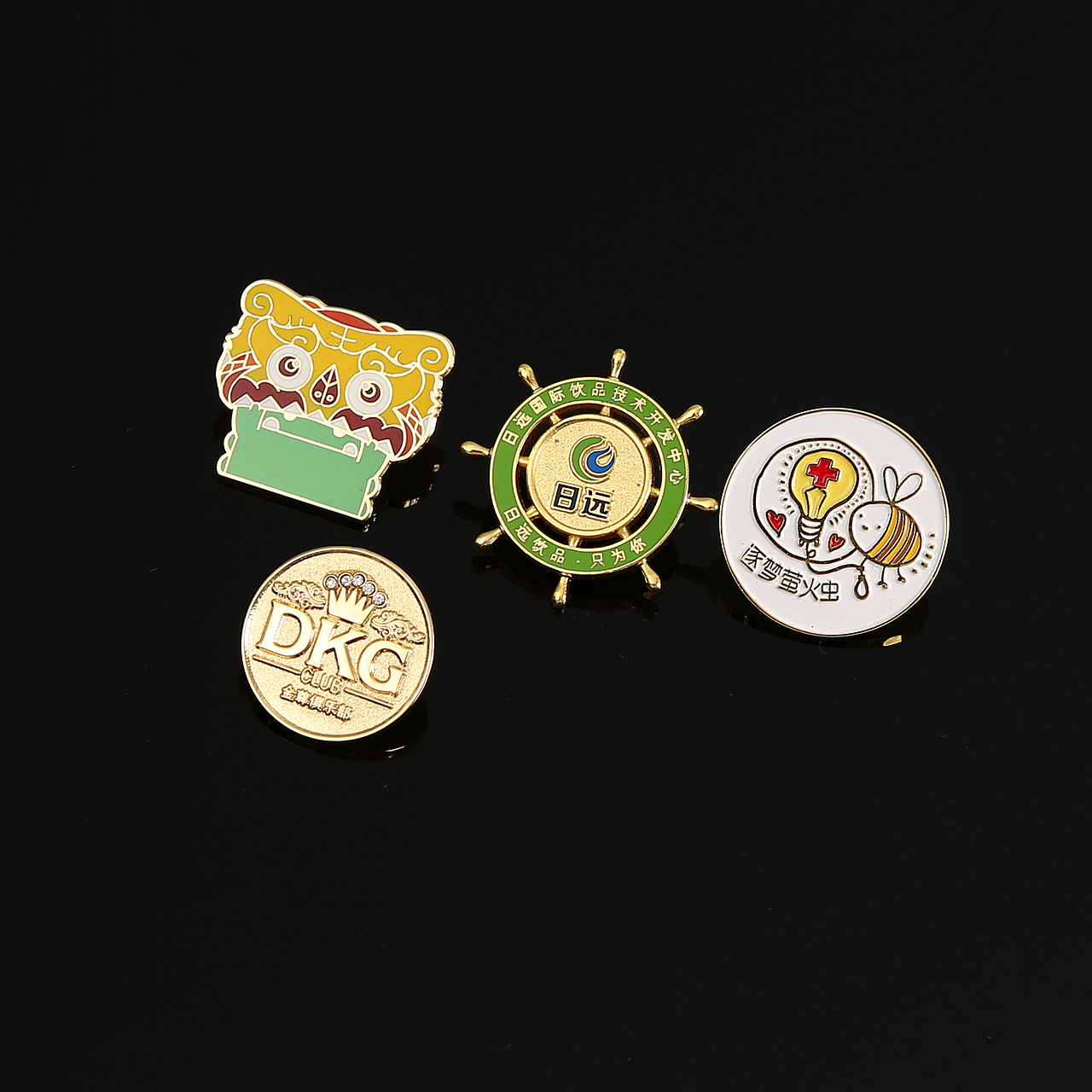 厂家定做金属徽章校徽班徽企业活动徽章制作烤漆金属留念胸章定制