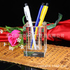 Classmate Party graduation Celebration Send teachers crystal pen container Decoration company activity Anniversary gift customized logo