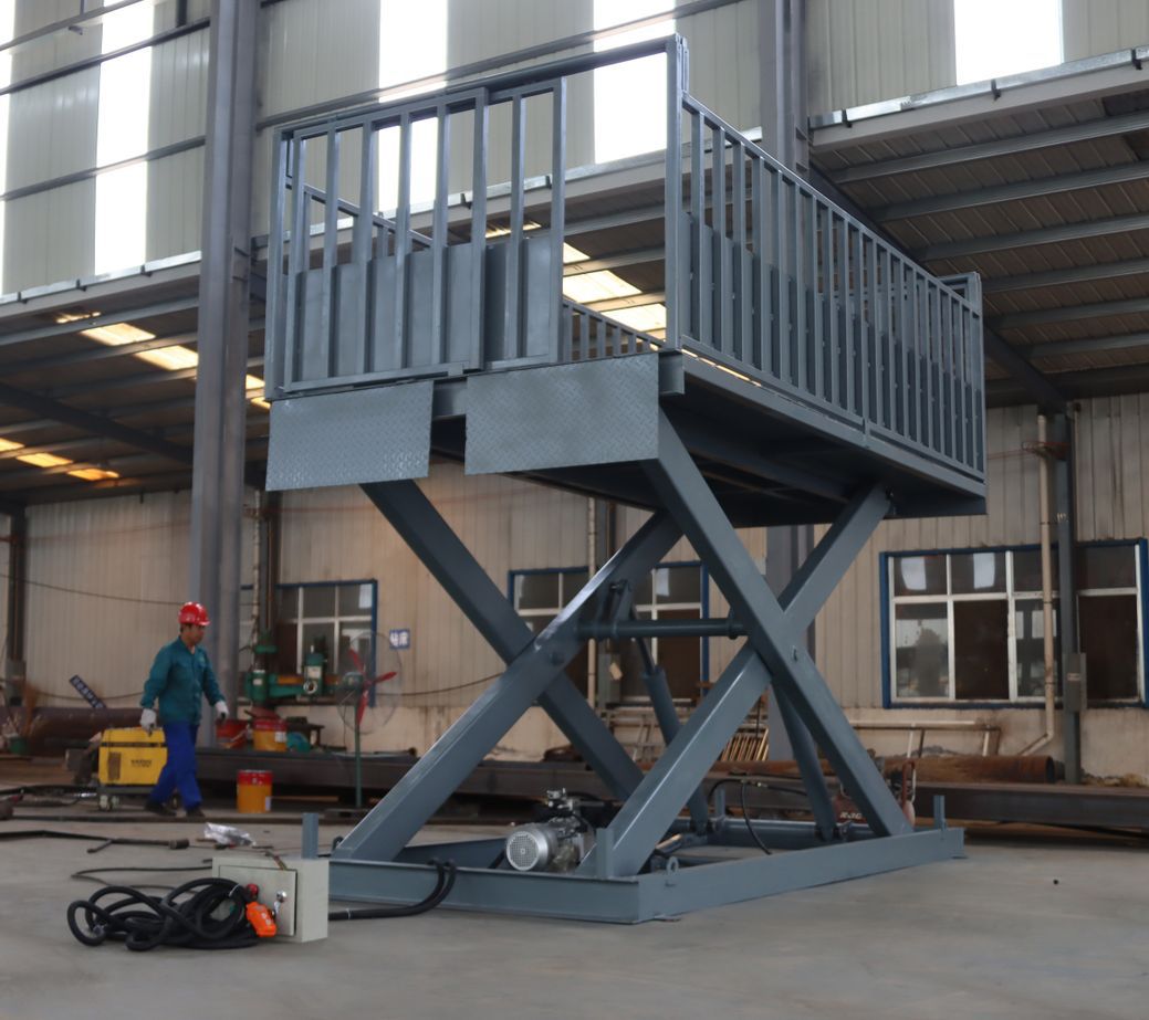 济南热销养猪固定式升降平台 大吨位活猪上下赶猪通道 质量可靠