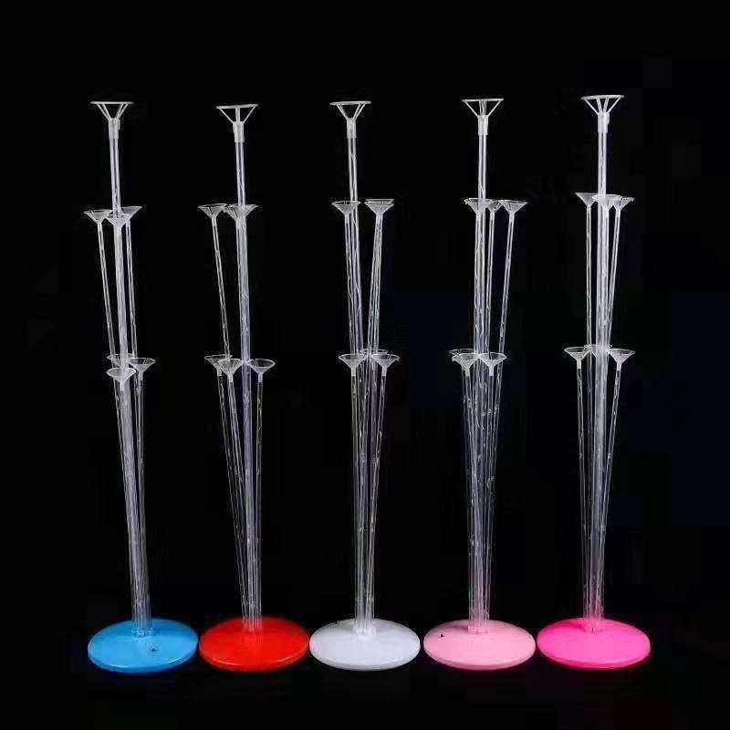 Factory Wholesale National Day Balloon Table Drifting Transparent Support Wedding Birthday Party Table Ornaments Decoration Luminous Balloon Floating