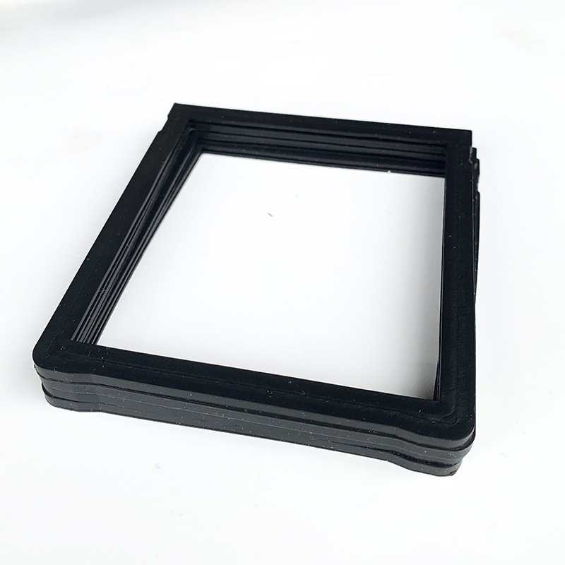 定做硅胶密封框 带卡槽方形硅胶密封圈 环保无味硅胶 密封圈