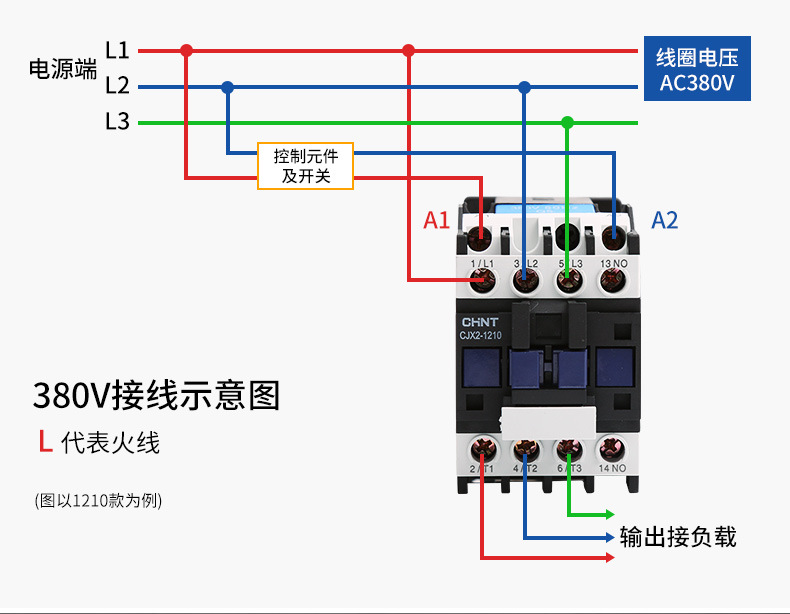 正泰交流接触器cjx2-9511 95a辅助触头 三相接触器多电压可选批发