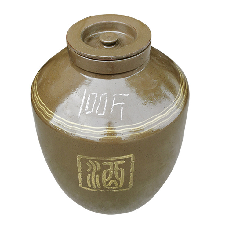 100斤陶瓷小酒坛 土陶酒缸酒坛子批发 隆昌土陶酒坛50kg隆昌批发