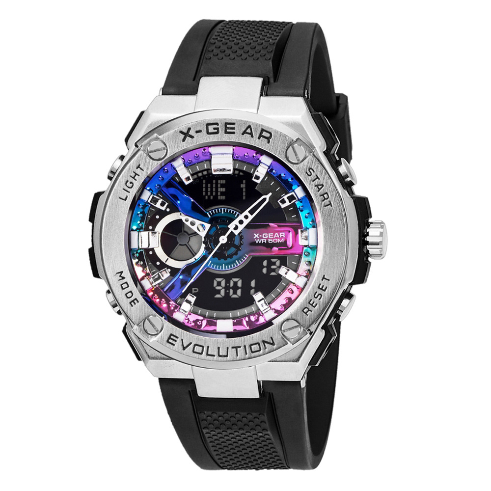 创意x-gear手表 男士爆款电子运动户外手表 防水电子石英钟表批发