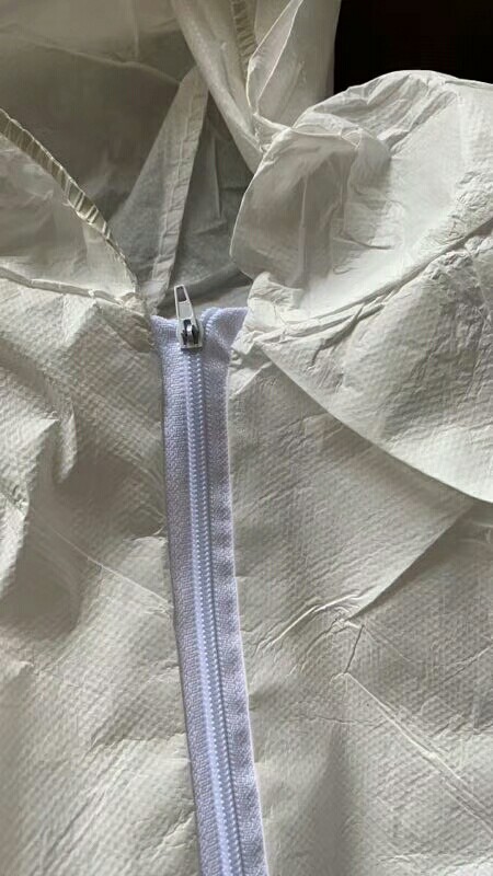 厂家直销 3号尼龙闭口拉链 白色现货 裤子拉链 防护服拉链