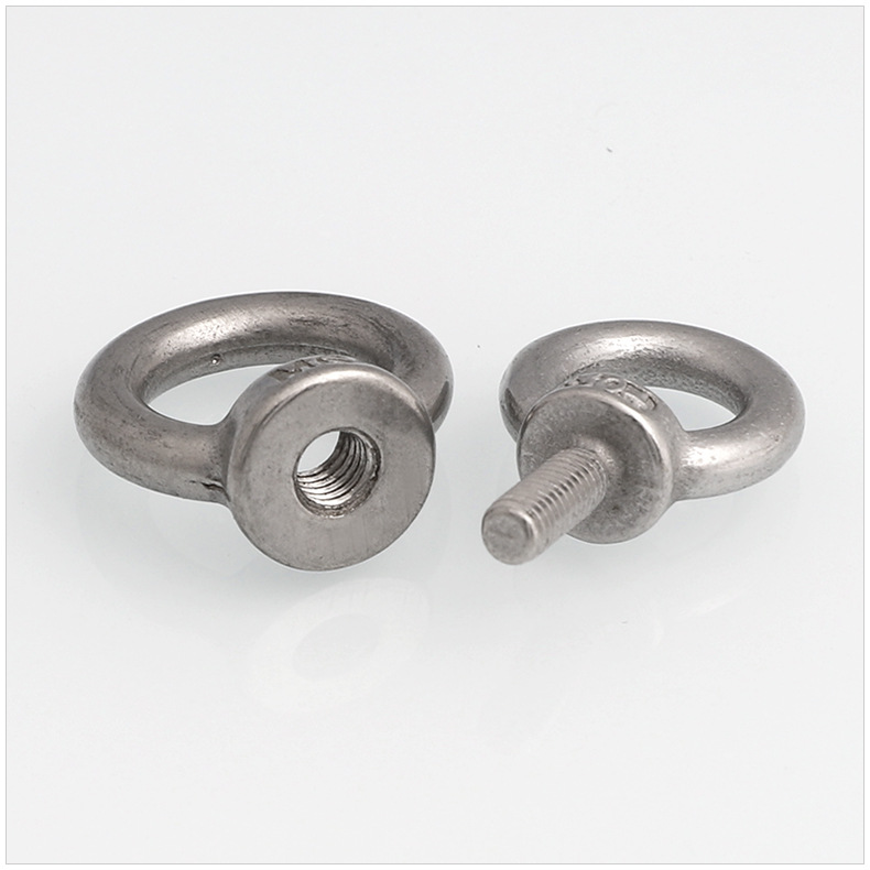 304不锈钢o型吊环螺丝加长吊环螺栓m3m4m5m6m8m10m12m14m16*9x11