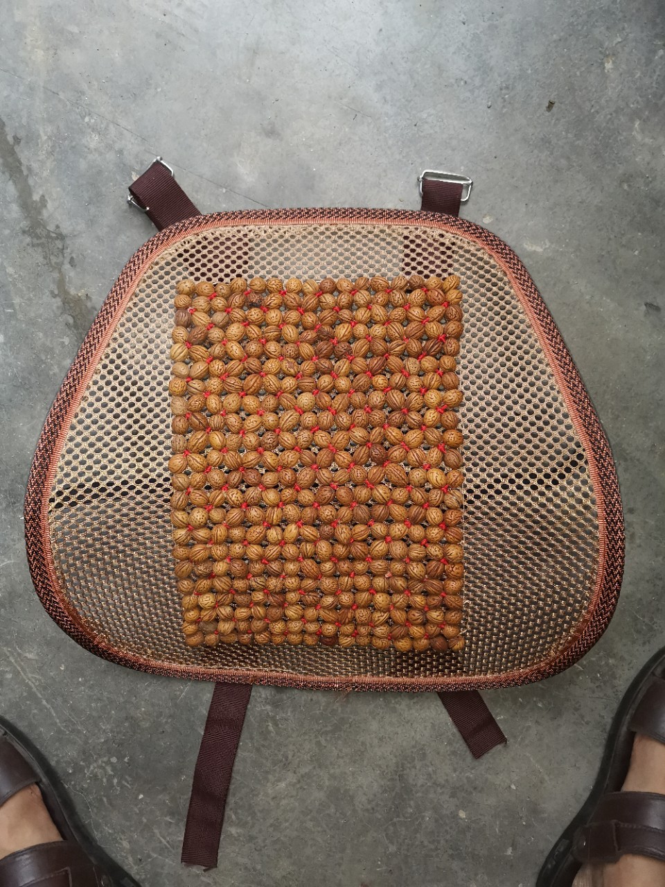 山楂籽坐垫 汽车单片靠背 腰靠 面包车货车通用 山楂子汽车坐垫