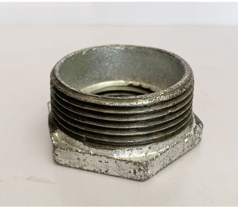 厂家批发玛钢补心水暖玛钢管件补芯 热镀锌补芯内外丝变径接头-阿里巴