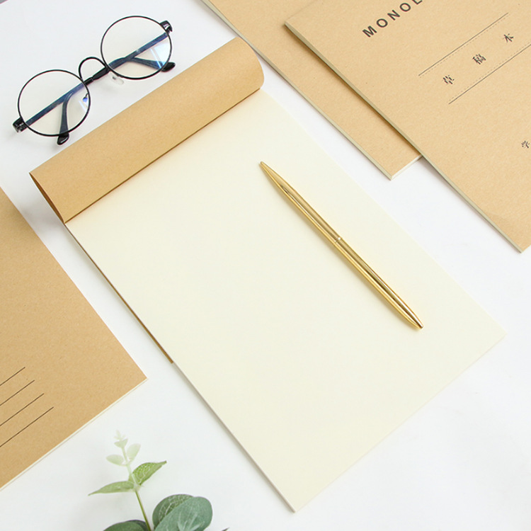 加厚空白内页中小学生草稿本 简单笔记本 可接受定制 现货道林纸