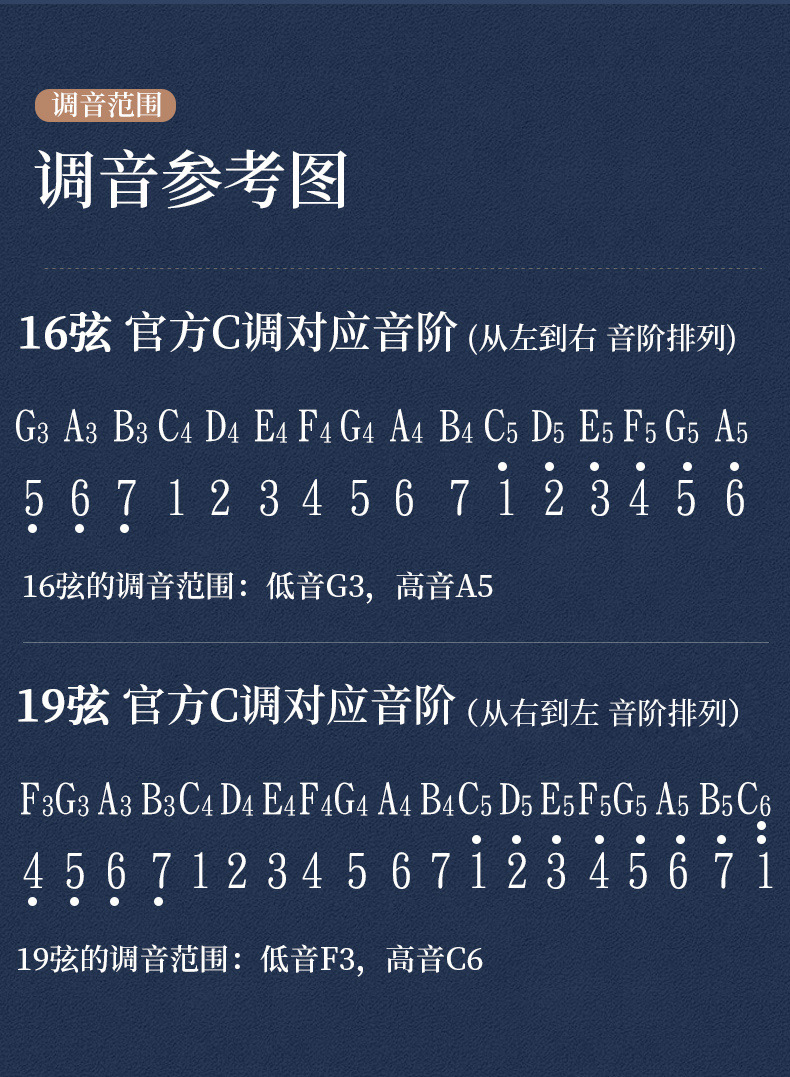 cega莱雅琴16弦小竖琴易学便携式19弦里拉琴箜篌lyre琴小众乐器