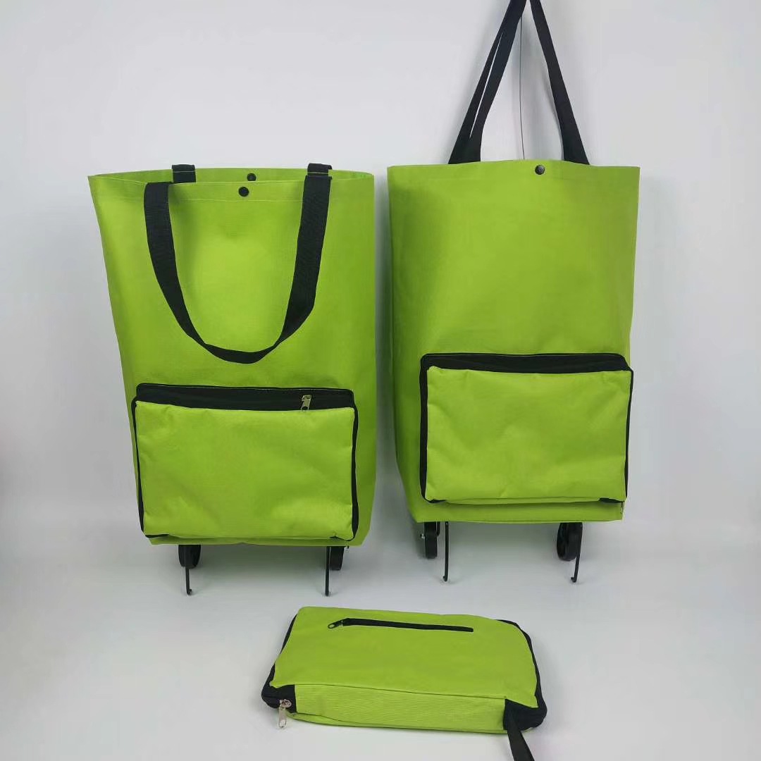 厂家批发可折叠买菜包超市便携购物袋老人拖车包广告礼品定制logo