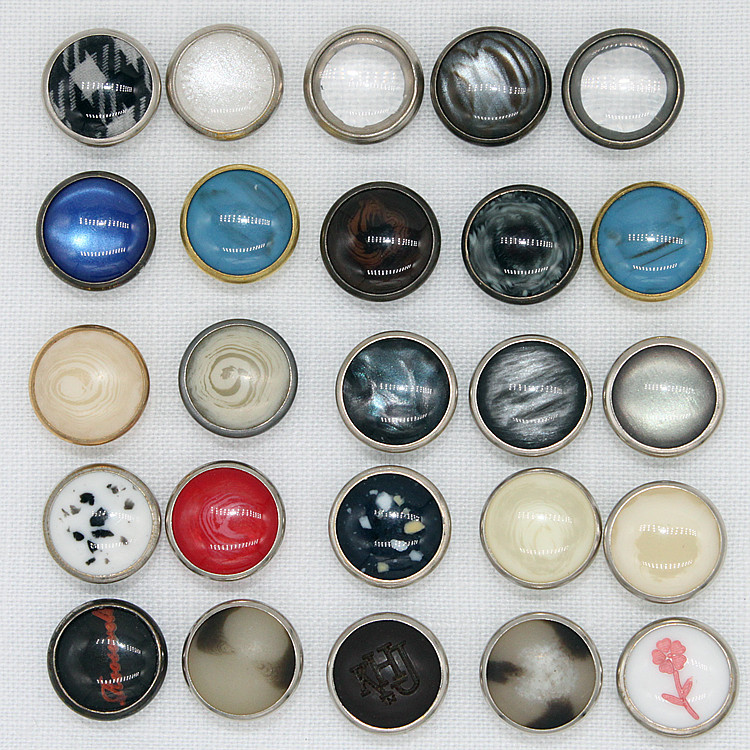 Factory Spot Goods 10-12mm Pearl Five-Claw Buckle Snap Button Metal Button Copper Female Buckle [Unit Price]]