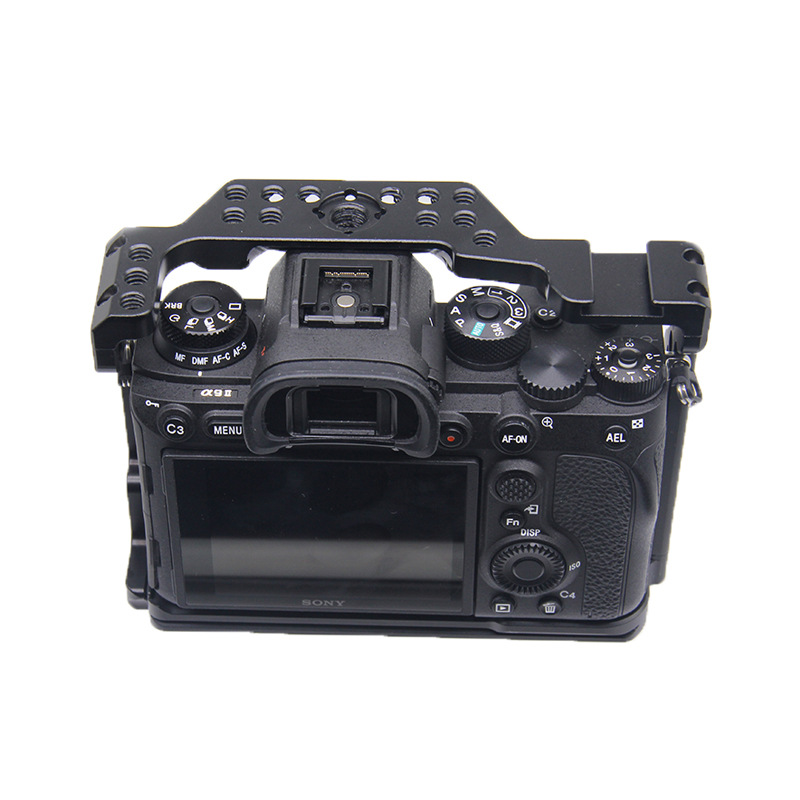 鹰景适用于索尼a9ii微单相机手柄兔笼a92竖拍快装板热靴相机配件