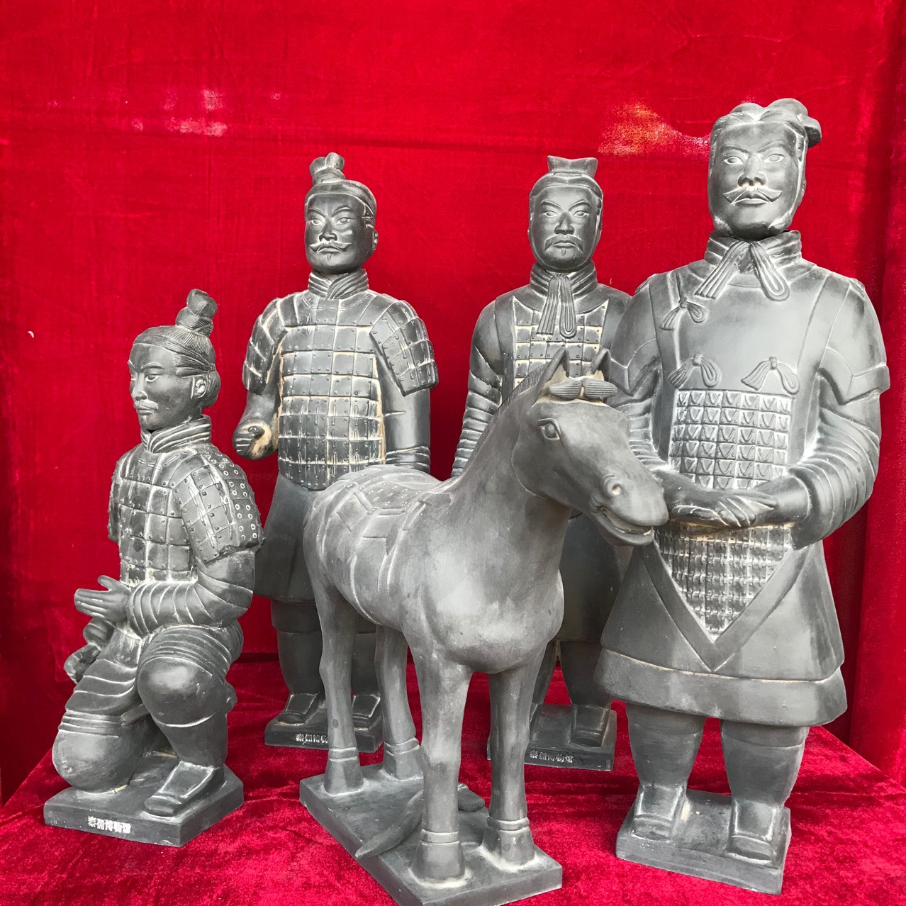 兵马俑摆件60cm秦俑陶制工艺品厂家直销包邮破损补发