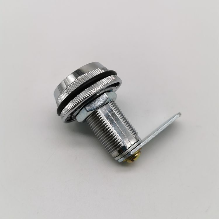 30mm亮铬抽屉密码锁,三位数字机械密码锁,密码拔盘锁