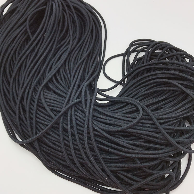 尼龙粗4mm橡皮筋弹力绳材料diy头绳服饰松紧线辅料90米