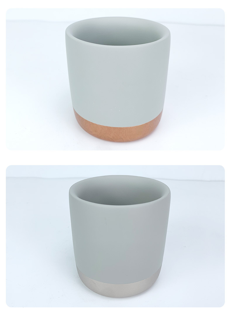 现代简约水泥花盆北欧风创意水泥蜡烛杯水泥工艺品烛台杯摆件批发