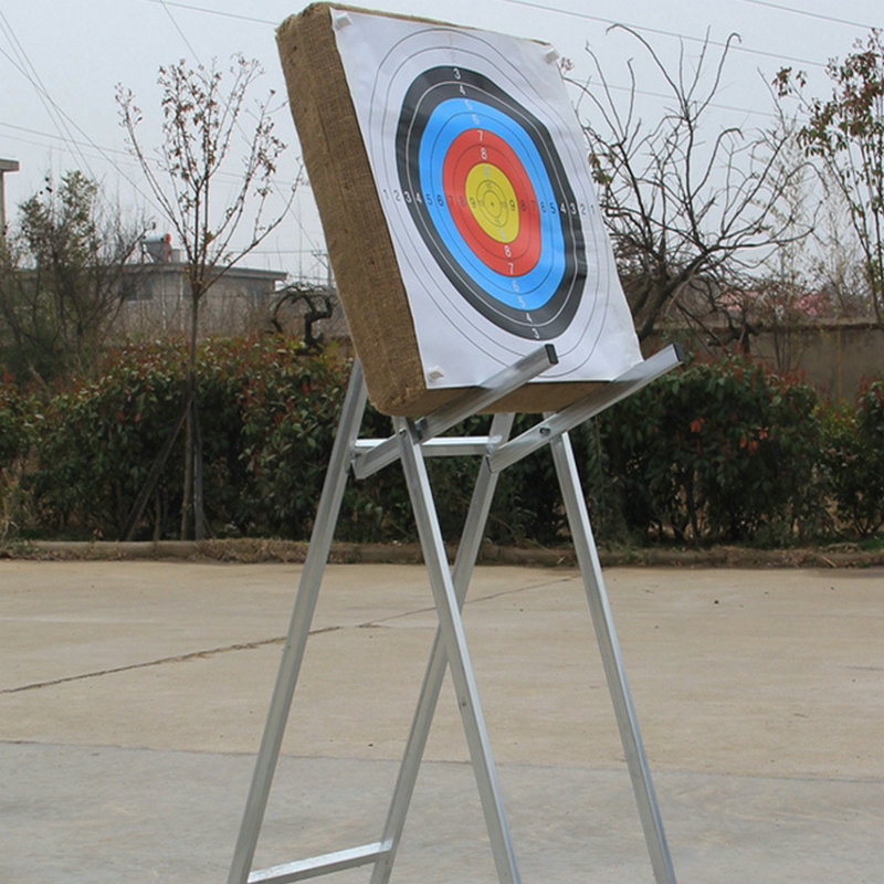 草靶支架射击射箭器材靶架金属折叠靶架子比赛户外放置草靶架子