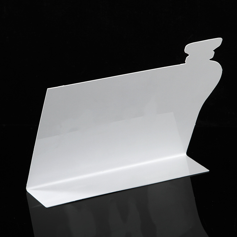 亚克力制品二维码扫码支付牌l型台卡台签摆台广告展示桌牌定做