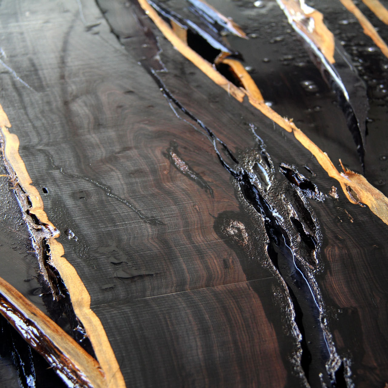 东非进口紫光檀黑檀原木家具实木板材批发零售